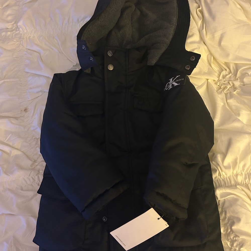 Calvin Klein Jeans kids Black Puffer Jacket